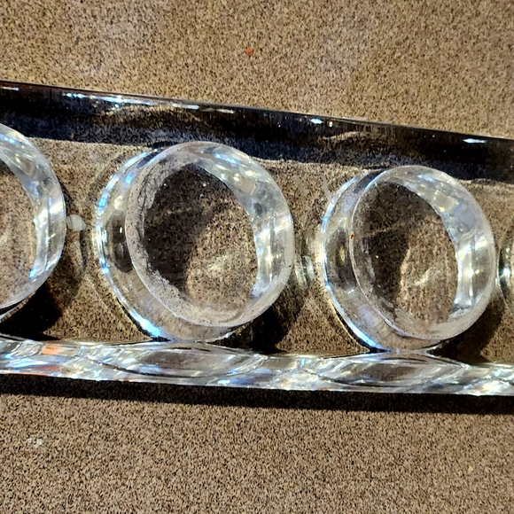 4 Hole, Rectangular Votive Candelabra Tabletop Decor - Picture 4 of 5